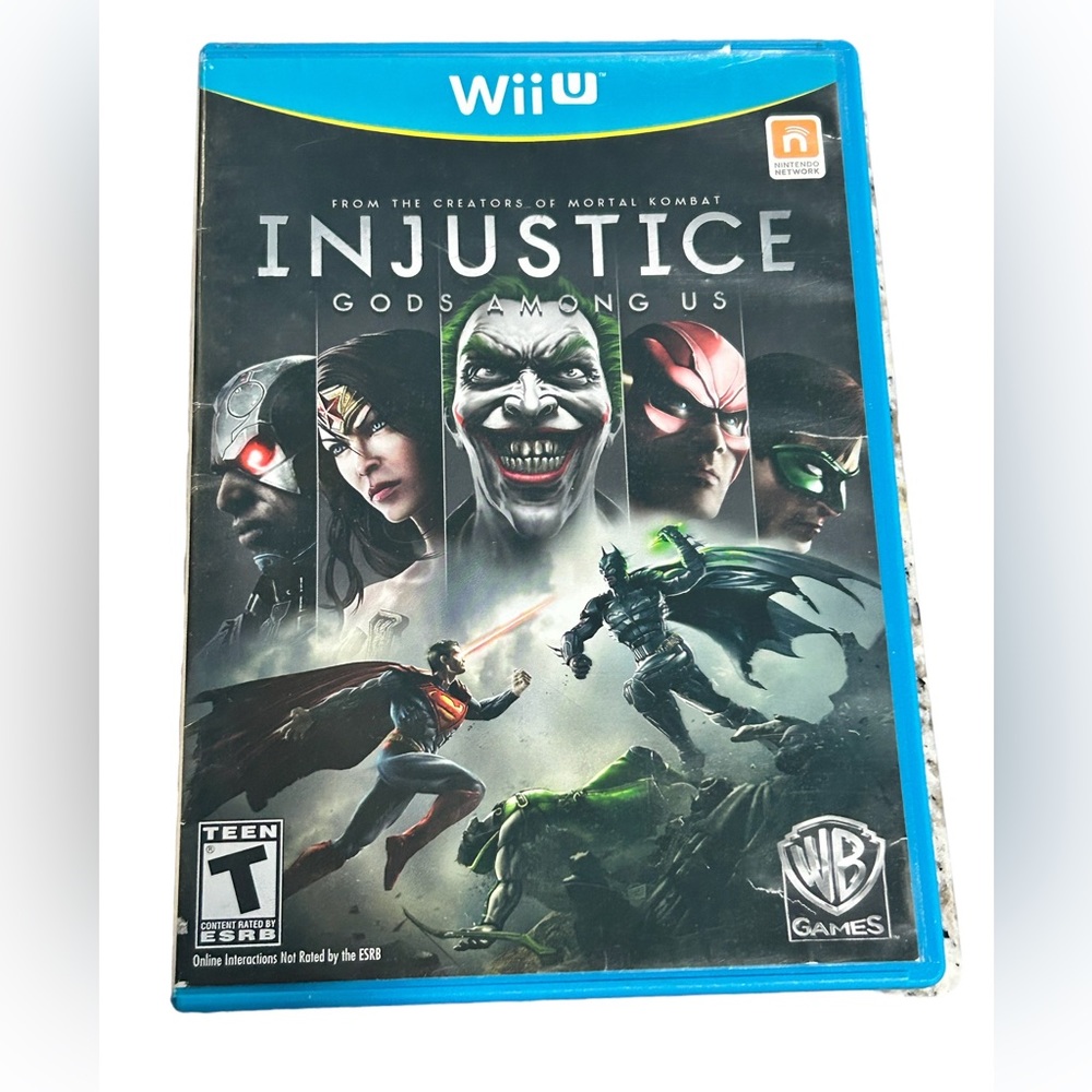 Nintendo WiiU Wii U Injustice Gods Among Us Video Game